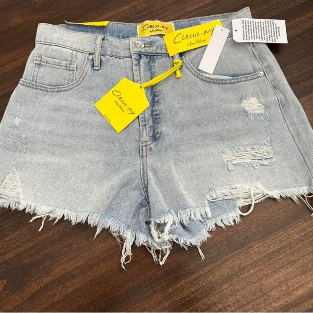 Circus by Sam Edelman Blue Jean Shorts Distressed Style